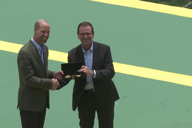 Príncipe William recebe chave da cidade do Rio de Janeiro 