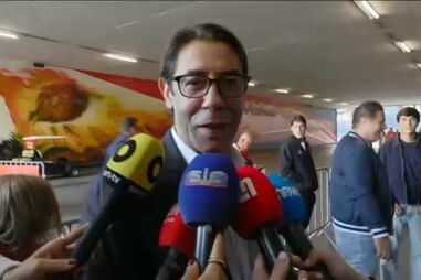 "Estou muito feliz, otimista e em paz": Rui Costa é o primeiro candidato a votar