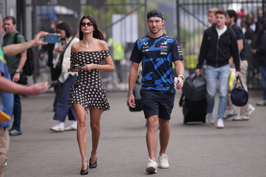 Pierre Gasly e Kika Cerqueira Gomes são vistos juntos