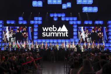 Sessão de abertura da Web Summit em Lisboa 