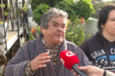 Maria, 85 anos, pede ajuda após tromba de água em Modivas, Vila do Conde