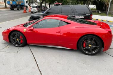 Ferrari F458 Itália avaliado em quase 200 mil euros foi apreendido a Ygor pela Polícia Civil de São Paulo 