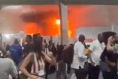 Incêndio atinge pavilhão na COP30