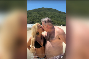 As imagens de Toy e Daniela Correia de férias no Brasil