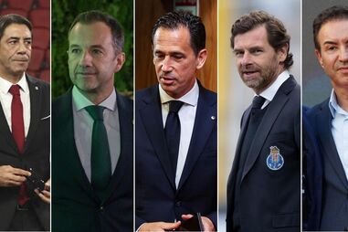  Rui Costa, Frederico Varandas, Pedro Proença, André Villas-Boas e António Salvador