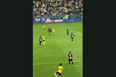 O incrível golo de Cristiano Ronaldo visto da bancada