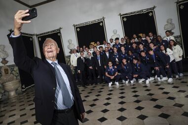 As selfies foram uma imagem de marca da presidência de Marcelo