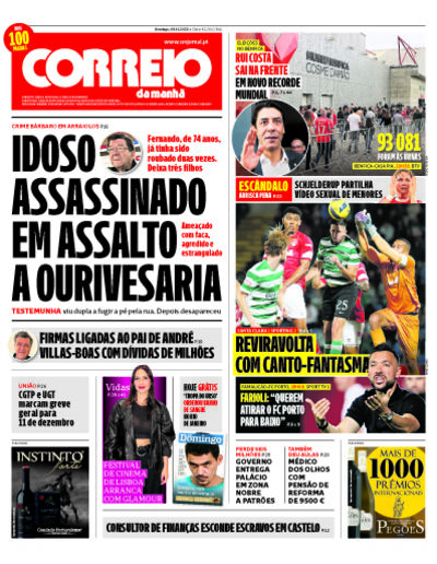 Capa do jornal