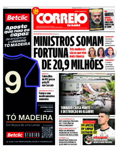 Capa do jornal