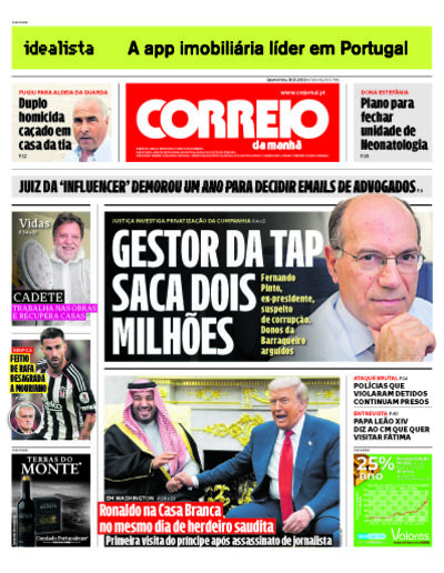 Capa do jornal