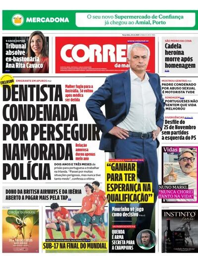 Capa do jornal