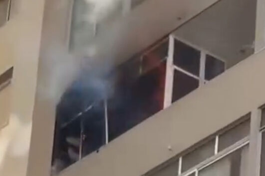 Incêndio em apartamento deixa morador desalojado