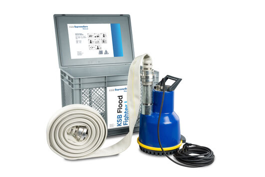 Kit de emergência KSB Flood Fighter protege bens em inundações