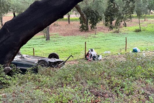 Despiste provoca dois feridos no IC1 em Alcácer do Sal