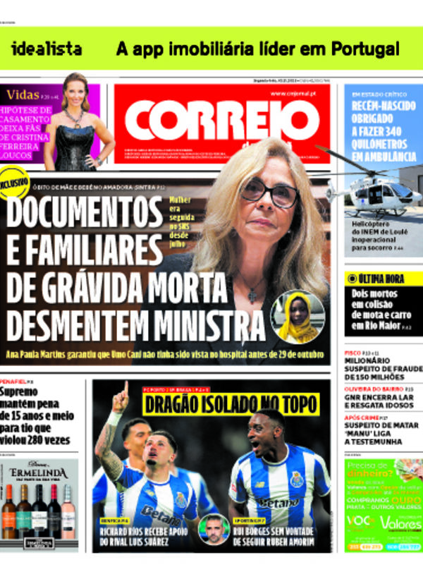 Capa do jornal