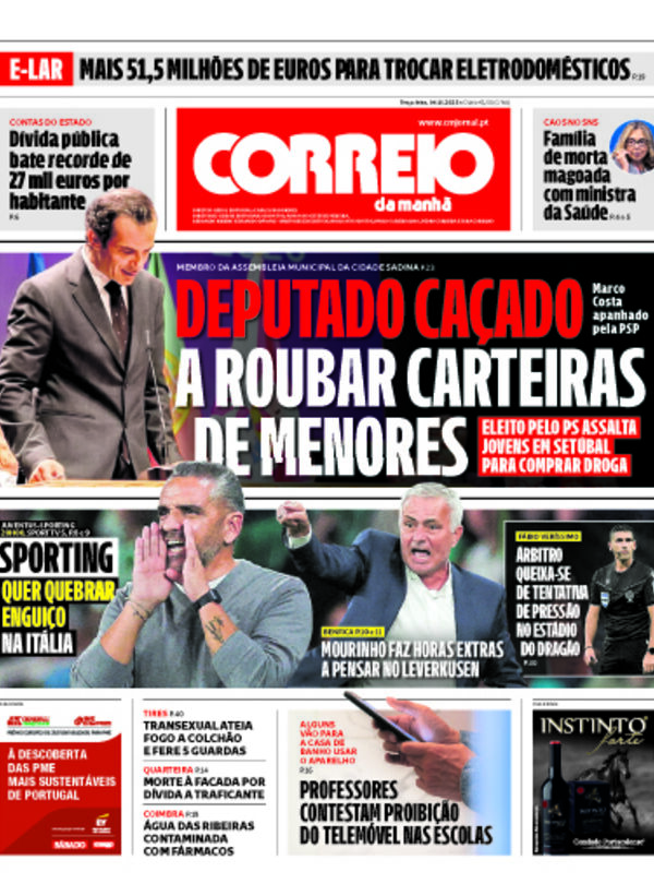 Capa do jornal