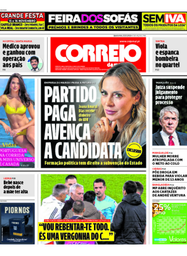 Capa do jornal