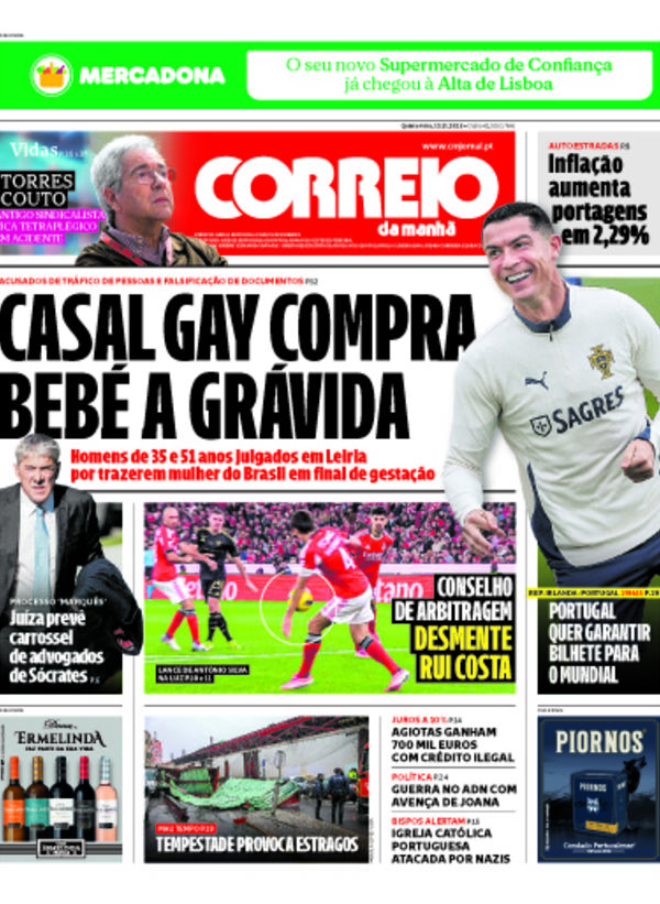 Capa do jornal