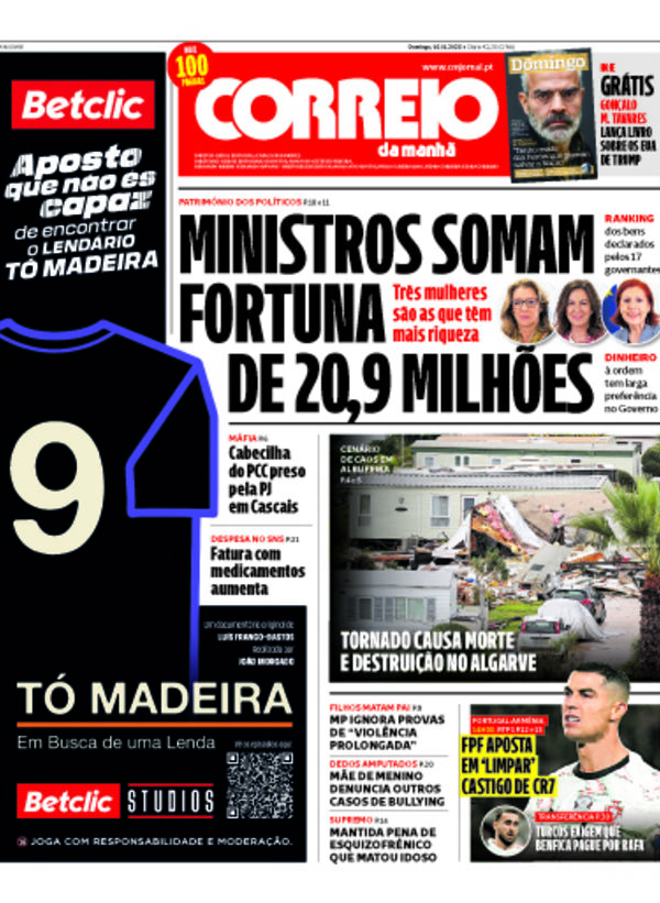 Capa do jornal