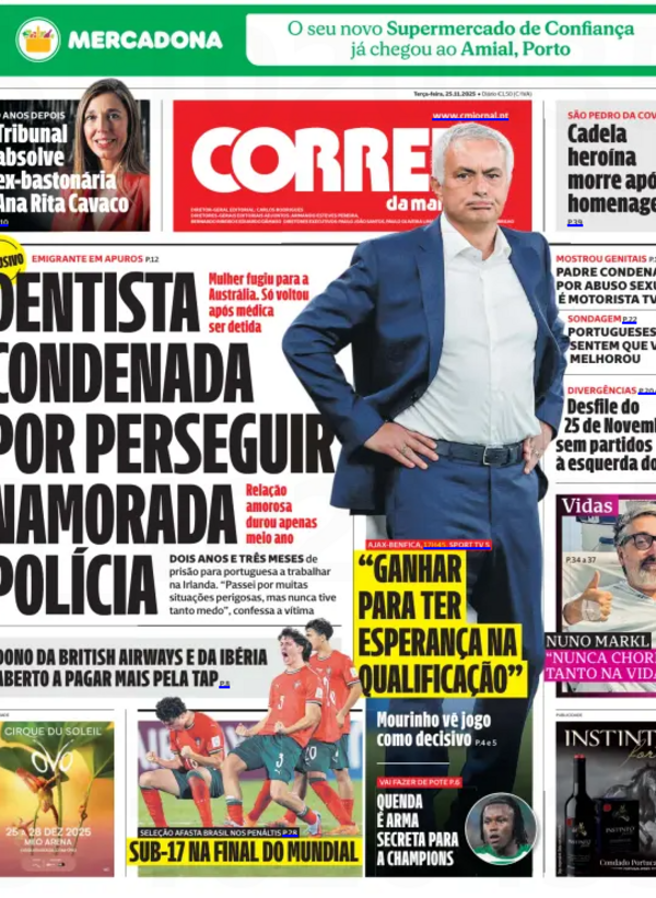 Capa do jornal