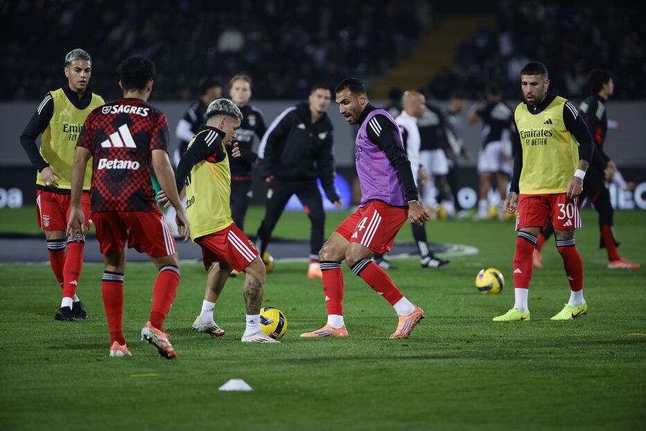 Benfica prepara-se para o jogo com o V. Guimarães 