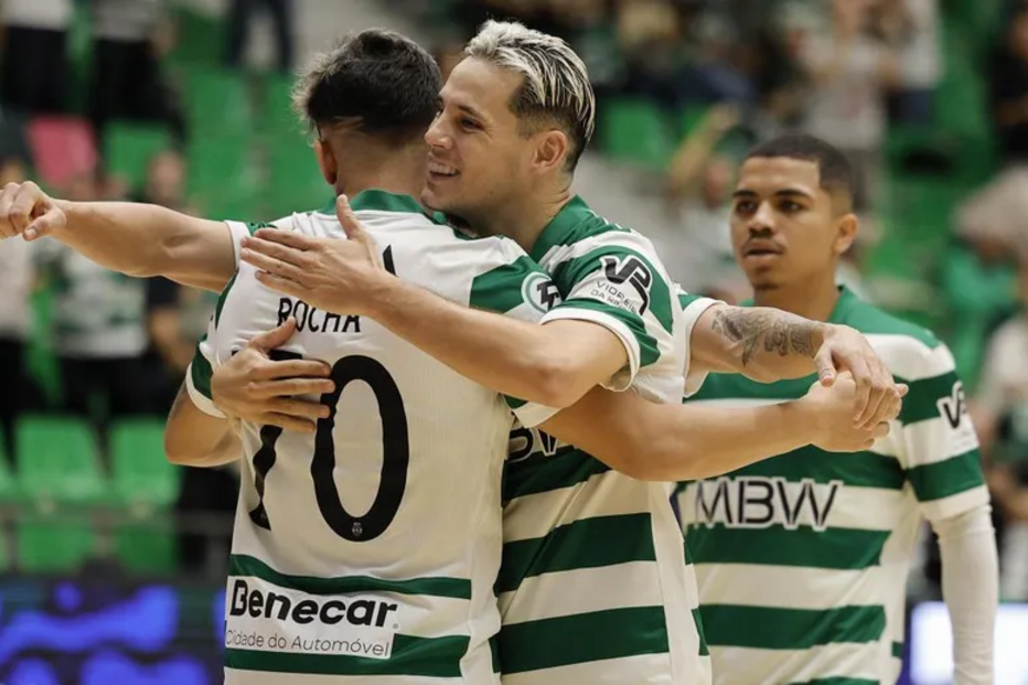 Sporting vence Novo Vrijeme Makarska e fecha fase da Champions com 100% de vitórias