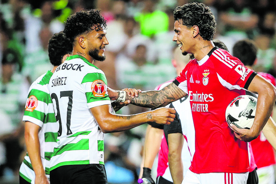 Luis Suárez e Richard Ríos são amigos apesar de jogarem em clubes rivais