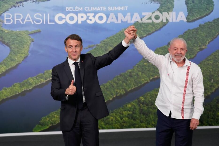 Lula e Macron unem forças na COP30 em Belém para proteger a Amazónia