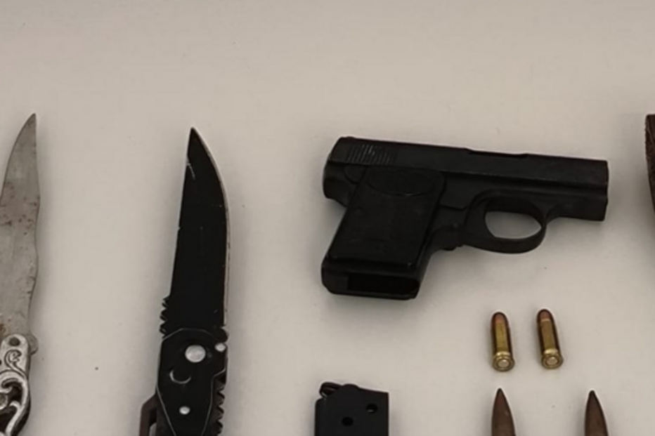 Armas que foram apreendidas