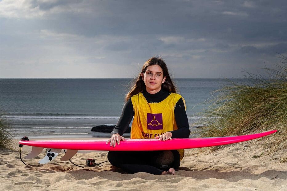 Marta Paço é vice-campeã mundial de surf adaptado em Oceanside, EUA