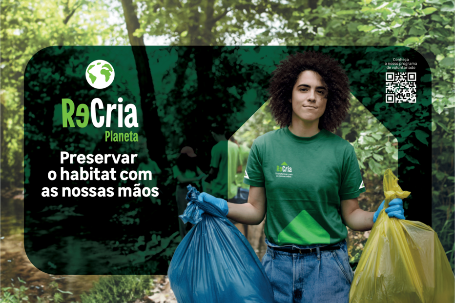 Voluntários ReCria Planeta unem-se para preservar o habitat natural