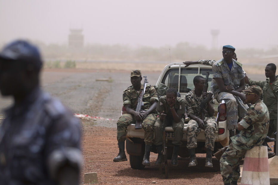 Soldados em Mali