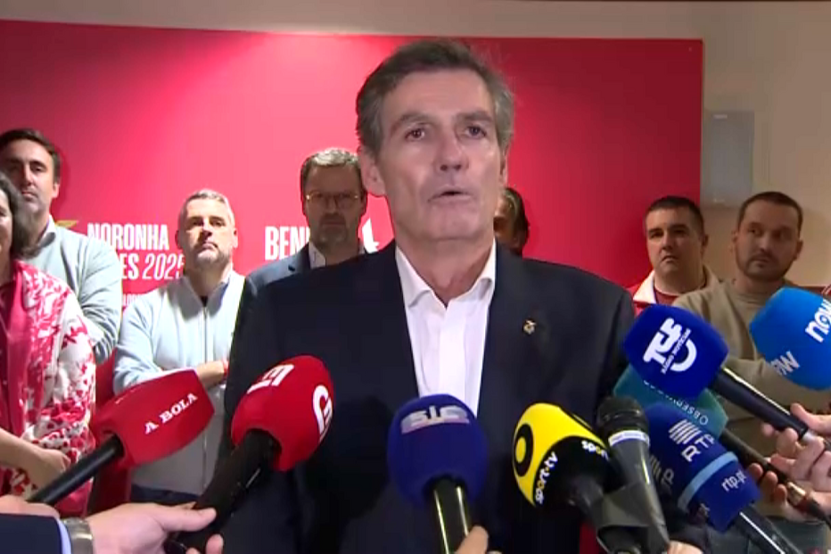 Noronha Lopes acabou de assumir a derrota nas eleições do Benfica
