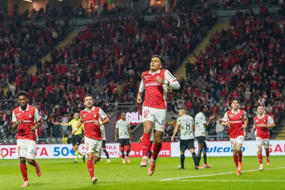 Braga vence Moreirense com golos de Zalazar e Horta no jogo da 11ª jornada da I Liga