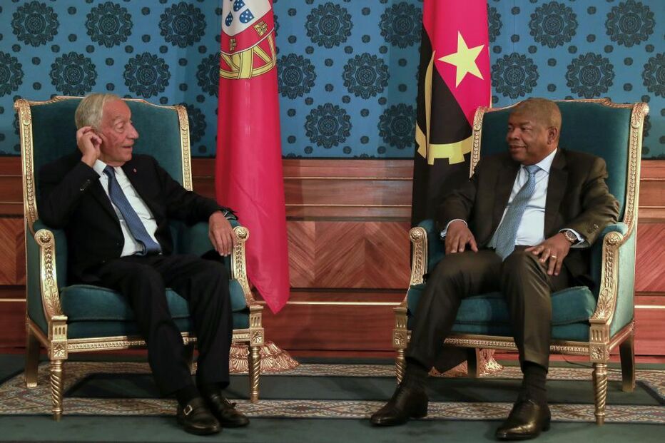 Marcelo Rebelo de Sousa com João Lourenço