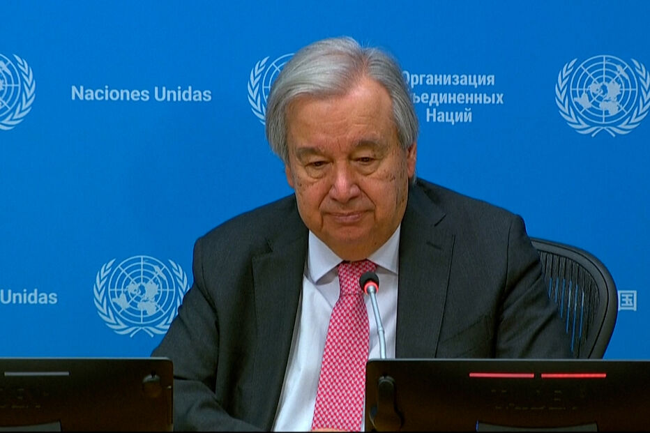 Guterres anuncia aumento da ajuda humanitária da ONU em Gaza