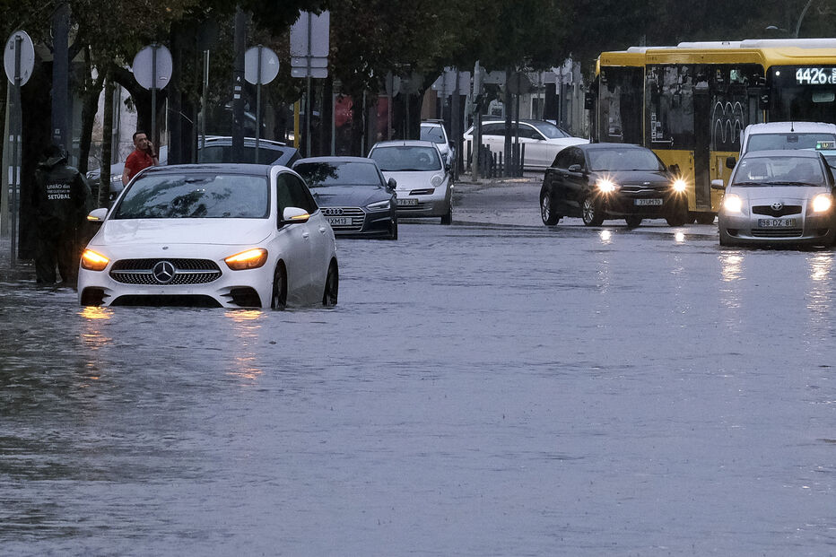 Mau tempo em Setúbal