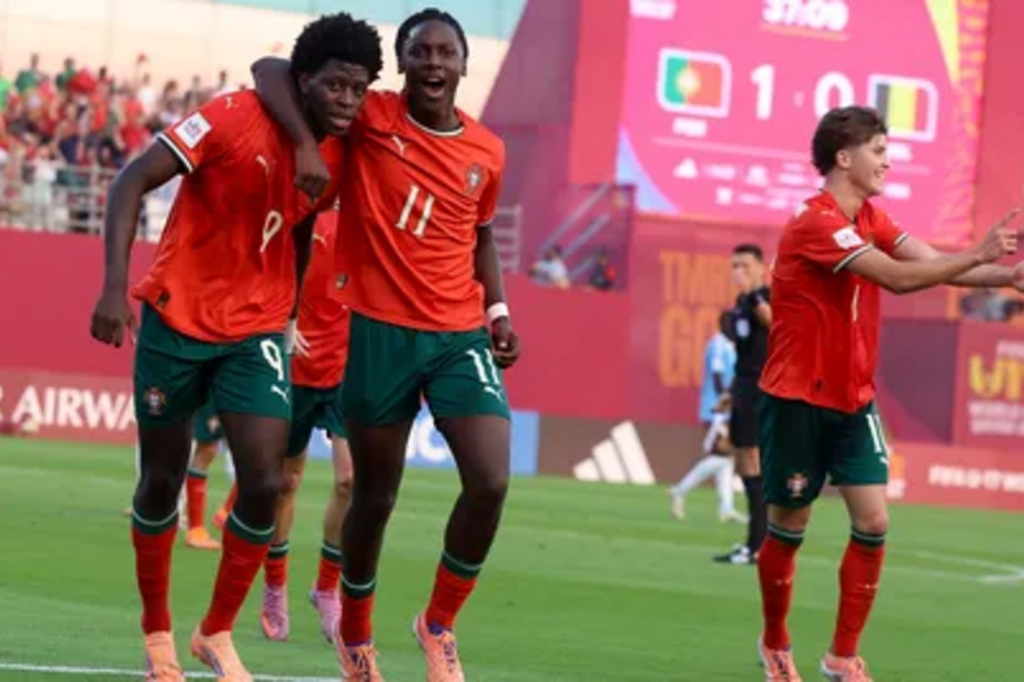 Portugal vence Bélgica e apura-se para os oitavos de final do Mundial sub-17