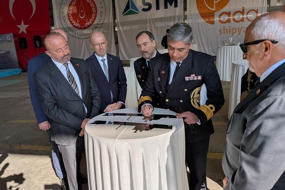 Cerimónia marca início da construção do navio 'Luís de Camões' para a Marinha