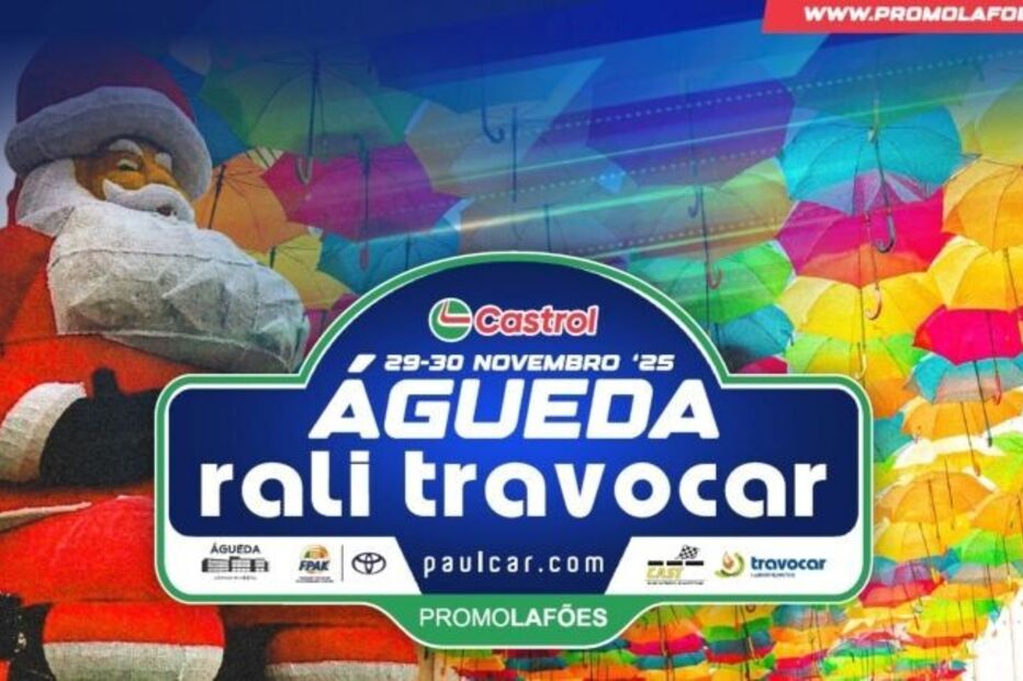 Águeda volta a receber o Rali Travocar, nos dias 29 e 30 de novembro.

