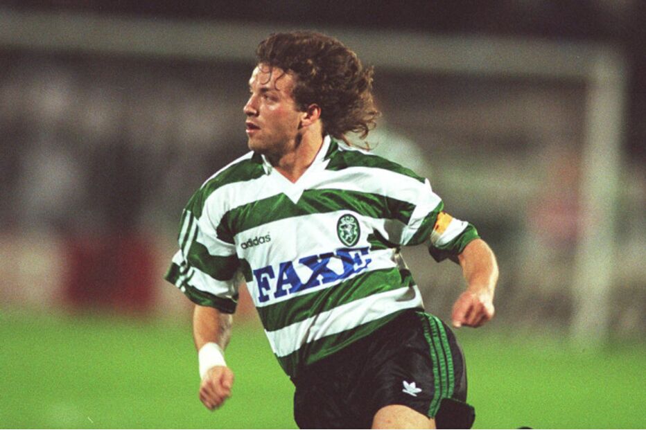 Jorge Cadete, antigo jogador do Sporting, em campo