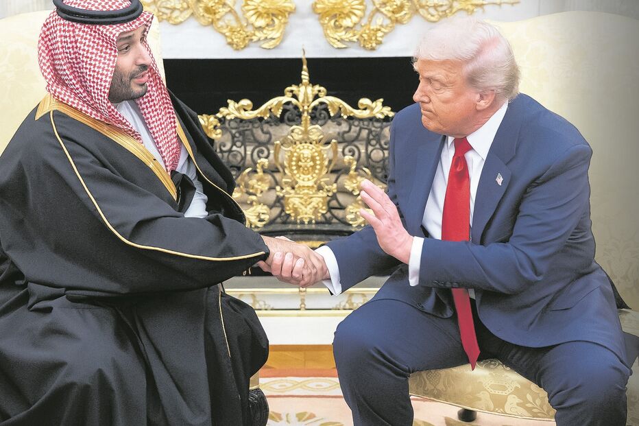 Donald Trump recebeu o “bom amigo” Mohammed bin Salman na Casa Branca
