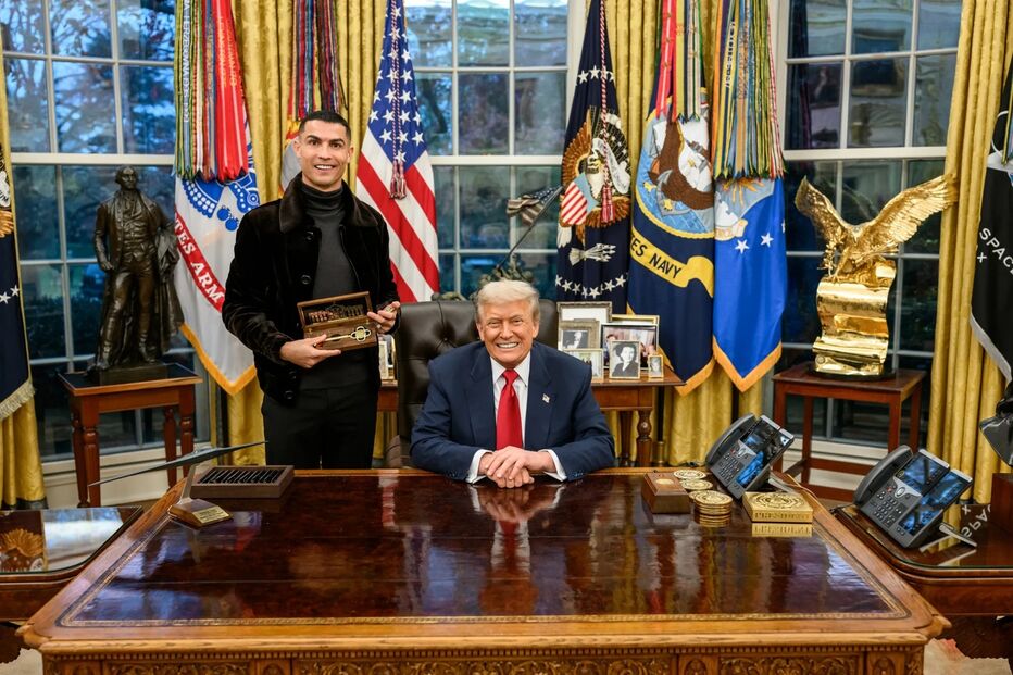 Cristiano Ronaldo e Donald Trump