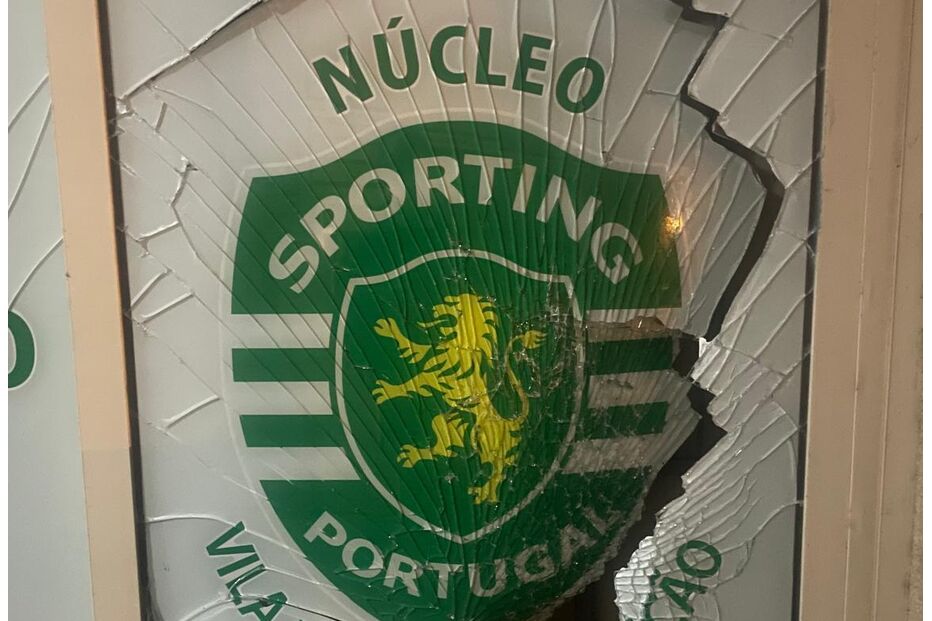 Núcleo do Sporting de Vila Nova de Famalicão vandalizado durante jogo de futsal