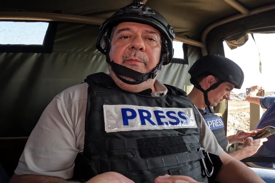 Alfredo Leite foi o primeiro jornalista português a entrar em Gaza após o fim da guerra entre Israel e o Hamas