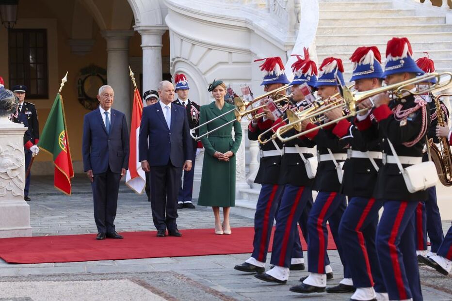 Marcelo Rebelo de Sousa visita o Príncipe Alberto II no Mónaco
