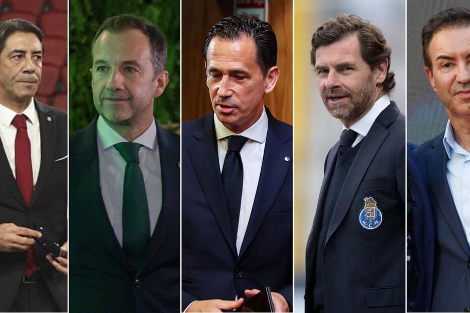 Rui Costa, Frederico Varandas, Pedro Proença, André Villas-Boas e António Salvador
