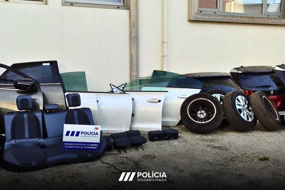 Prisão preventiva para cinco suspeitos de integrarem rede de furto e desmantelamento de carros