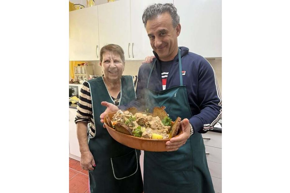 Rui Unas e a mãe, Teresa