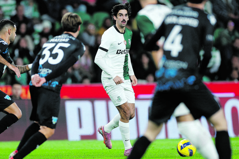 Trincão foi um dos principais agitadores do Sporting no jogo deste sábado